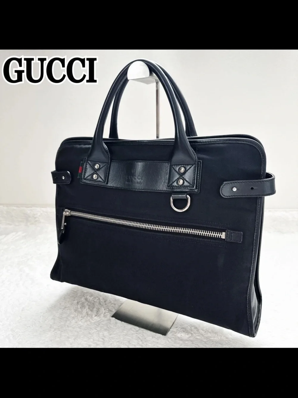 Gucci Black Men's Briefcase Tote
